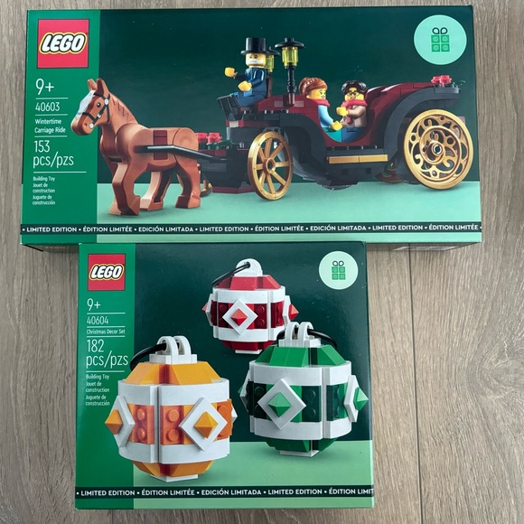 Unopened Lego limited edition wintertime carriage ride and Christmas decor set - Picture 1 of 1